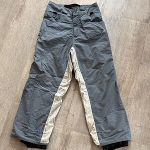 Burton Men's Charcoal and Cream Pants